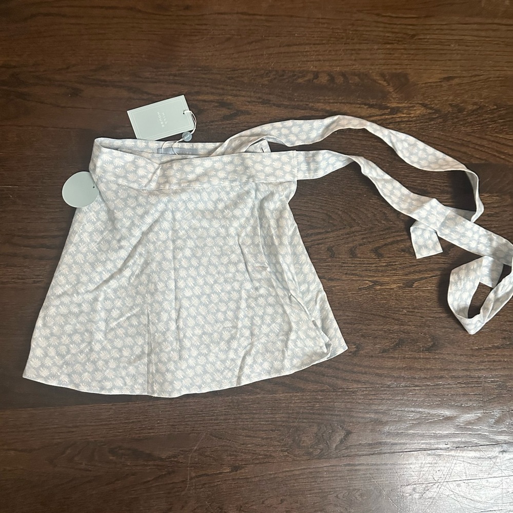 Hill House Light Gray Patterned Skirt